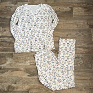 roller rabbit celebration bunny pajamas